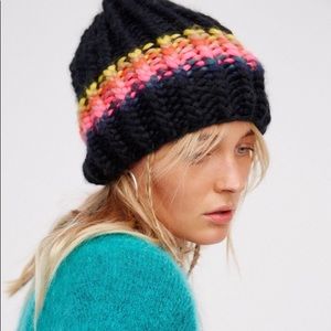 Free People colorful beanie NWT!